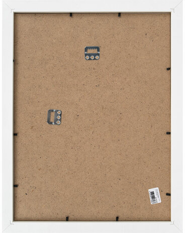 Рамка 30х40 см с паспарту 21х30 см, небьющаяся, багет 26 мм, МДФ, BRAUBERG "Ambassador", белая, 391368