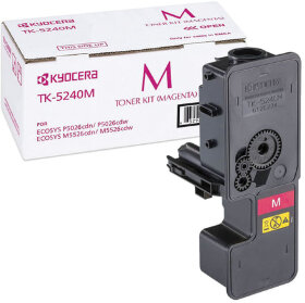 Тонер-картридж KYOCERA (TK-5240M) P5026cdn/w/M5526cdn/w, ресурс 3000 стр., цвет пурпурный, оригинальный, 1T02R7BNL0