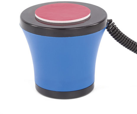 Ручка шариковая настольная масляная BRAUBERG "Стенд-Пен №1", СИНЯЯ, корпус черный/синий, линия письма 0,35 мм, 141884