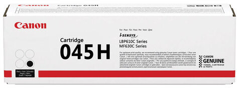 Картридж лазерный CANON (045HBK) MF635/633/631/LBP 611/613, черный, ресурс 2800 стр., оригинальный, 1246C002
