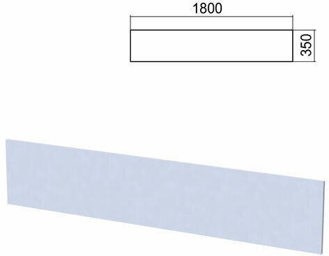 Экран к столам на металлокаркасе "Арго", шириной 1800 мм, серый