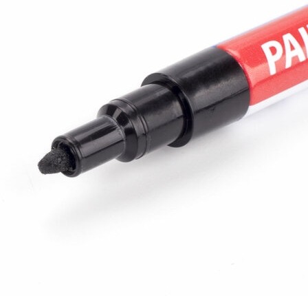 Маркер-краска лаковый EXTRA (paint marker) 2 мм, ЧЕРНЫЙ, УСИЛЕННАЯ НИТРО-ОСНОВА, BRAUBERG, 151968