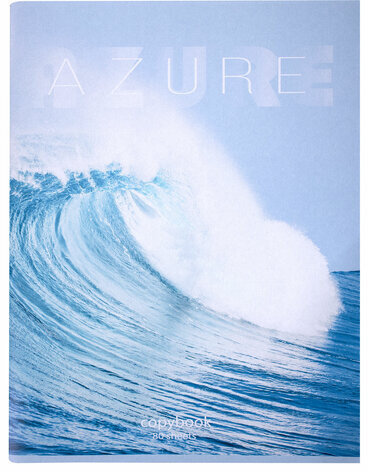 Тетрадь А4, 80 л., STAFF "Basic", скоба, клетка, офсет №2 ЭКОНОМ, обложка картон, "Ocean", 404044