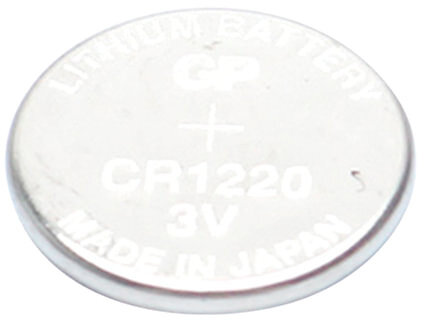 Батарейка GP Lithium, CR1220, литиевая, 1 шт., в блистере (отрывной блок), CR1220RA-7C5