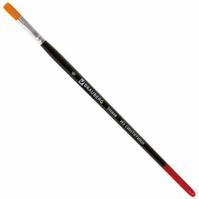 Кисть BRAUBERG синтетика, плоская, №6, 200868