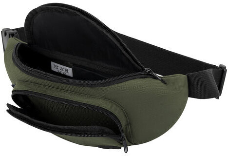 Сумка на пояс BRAUBERG RIO, карман, регулируемый ремень, хаки, 30х12x10 см, 271691