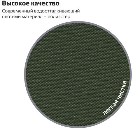 Сумка на пояс BRAUBERG RIO, карман, регулируемый ремень, хаки, 30х12x10 см, 271691