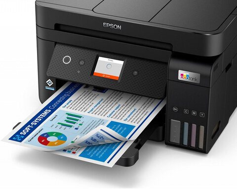 МФУ струйное EPSON L6290 "4 в 1" А4, 33 стр./мин, 4800х1200, ЖК-дисплей, ДУПЛЕКС, АПД, Wi-Fi, с/к, СНПЧ, C11CJ60406