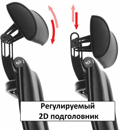 Кресло офисное МЕТТА "К-32" хром, рецик. кожа, подголовник, сиденье и спинка мягкие, темно-коричневое