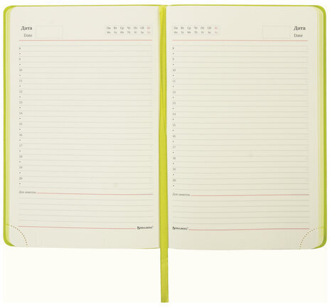 Ежедневник недатированный А5 138х213 мм BRAUBERG "Flex" под кожу, гибкий, 136 л., розовый, 111683