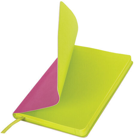 Ежедневник недатированный А5 138х213 мм BRAUBERG "Flex" под кожу, гибкий, 136 л., розовый, 111683