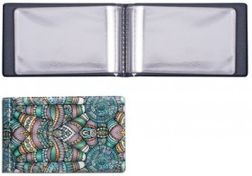 Визитница однорядная на 28 визитных, дисконтных или кредитных карт, "Платок", ДПС, 2054.Т11