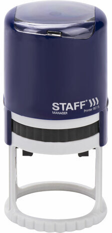 Печать самонаборная STAFF, 1,5 круга, оттиск D=40, "Printer 8015", КАССА В КОМПЛЕКТЕ, 237438