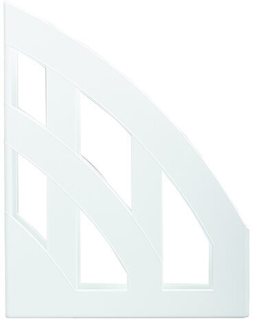 Лоток вертикальный для бумаг КОМПЛЕКТ 2 шт., BRAUBERG "Modern", 245х75х320 мм, белый, 238030