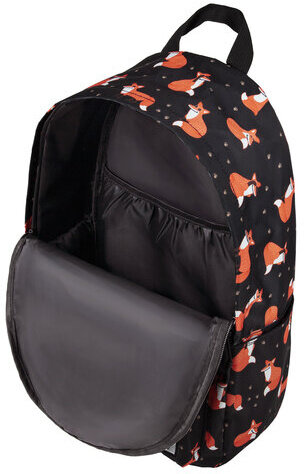 Рюкзак BRAUBERG POSITIVE универсальный, потайной карман, "Sly foxes", 42х28х14 см, 270779