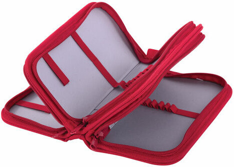 Пенал ПИФАГОР, 3 отделения, ламинированный картон, 19х11 см, "Supercar", 270896