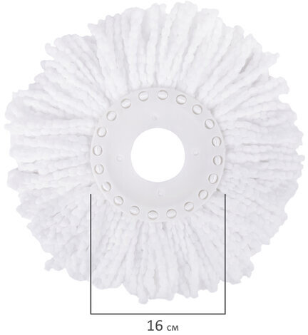 Швабра с отжимом и ведром 7 л/5 л LAIMA TONE MOP, две насадки в комплекте, черно-красный, 607487