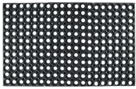 Коврик входной резиновый грязесборный ячеистый, 40х60 см, толщина 16 мм, LAIMA EXPERT, 607810