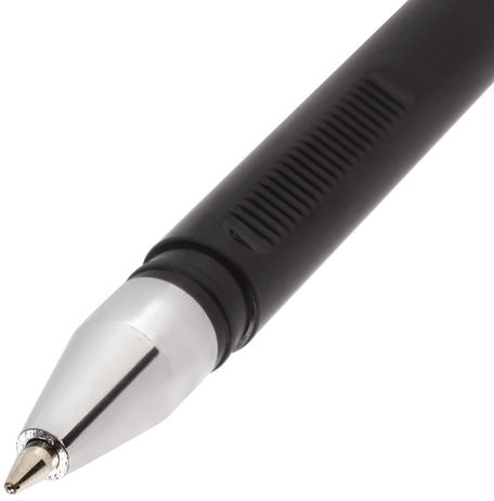 Ручка шариковая настольная масляная BRAUBERG "Стенд-Пен №1", СИНЯЯ, корпус черный/красный, линия письма 0,35 мм, 141886