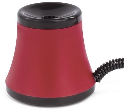 Ручка шариковая настольная масляная BRAUBERG "Стенд-Пен №1", СИНЯЯ, корпус черный/красный, линия письма 0,35 мм, 141886