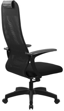 Кресло офисное BRABIX PREMIUM "Ultimate EX-801" пластик, плотная двойная сетка Х2, черное, 532922