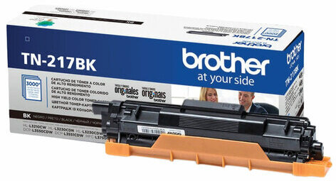 Картридж лазерный BROTHER (TN217BK) HLL3230CDW/DCPL3550CDW/MFCL3770CDW, черный, оригинальный, ресурс 3000 страниц