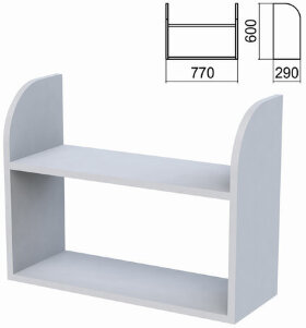 Полка навесная настенная &quot;Арго&quot;, 770х290х600 мм, серый