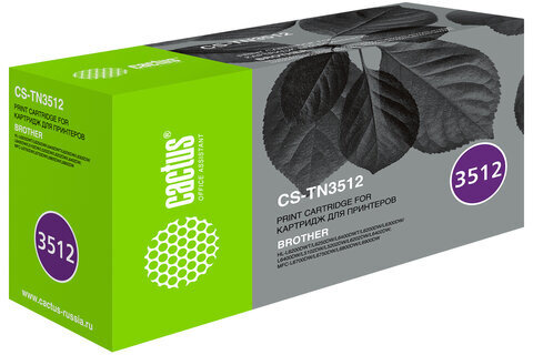 Картридж лазерный CACTUS (CS-TN3512) для Brother DCP L6600DWHL/L6250DNHL/L6300DWHL, ресурс 12000 страниц