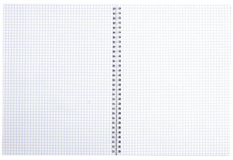 Тетрадь бумвинил, А4, 96 л., гребень, офсет №1, клетка, STAFF, СИНИЙ, 403406