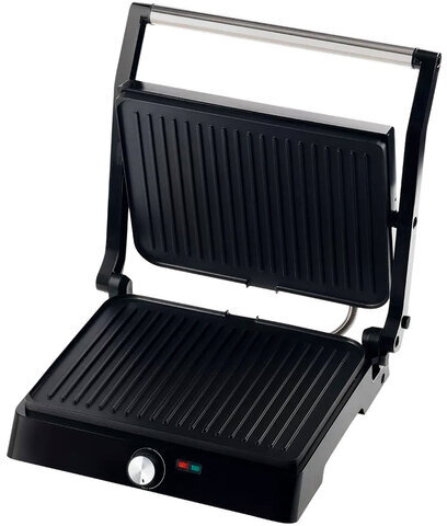 Электрогриль TIMBERK T-EG350M01, 2200 Вт, фиксированные панели, регулировка температуры, черный