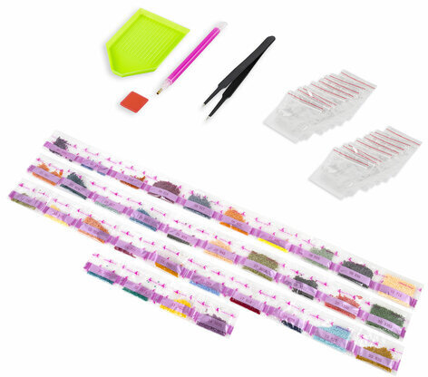 Картина стразами (алмазная мозаика), 30х40 см, ОСТРОВ СОКРОВИЩ "Тишина", без подрамника, 663858