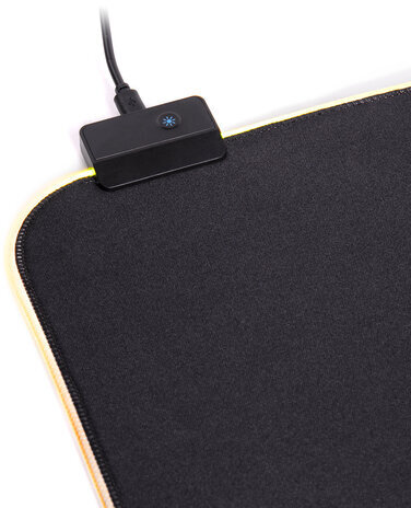 Коврик для мыши и клавиатуры игровой с подсветкой (RGB) SONNEN "CHAMELEON", 800x300х4 мм, 513614