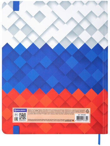 Дневник 1-11 класс 48 л., твердый, BRAUBERG, матовая ламинация, резинка, закладка-ляссе, с подсказом, "Герб", 107238