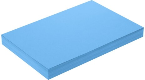 Бумага цветная ПЛОТНАЯ BRAUBERG, А4 160 г/м2, 250 л., синяя, интенсив, для печати, творчества, 116673