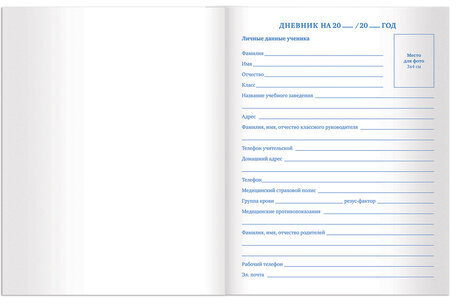 Дневник 1-11 класс 40 л., твердый, BRAUBERG, матовая ламинация, БЕЛЫЙ, 105540