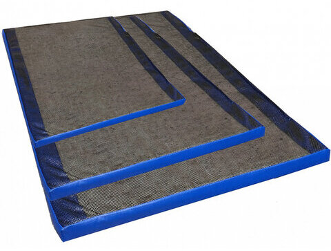 Коврик дезинфекционный (Дезковрик "ЭКО") 50х65 см, толщина 3 см, серый