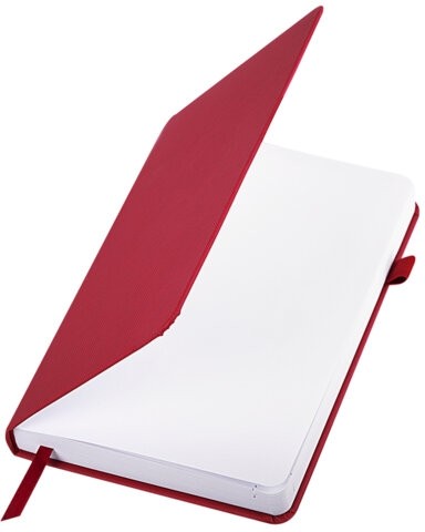 Ежедневник датированный 2026, А5, 138x213 мм, BRAUBERG "Control", под кожу, держатель для ручки, красный, 117124