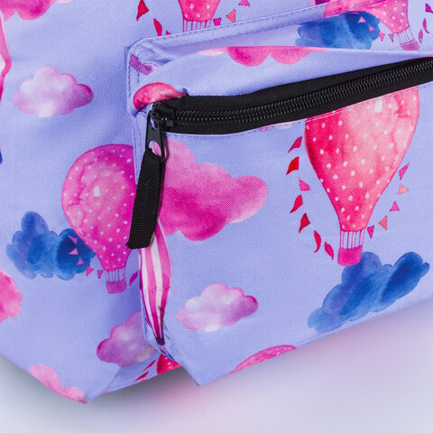 Рюкзак BRAUBERG, универсальный, сити-формат, Воздушные шары, 20 литров, 41х32х14 см, 228853