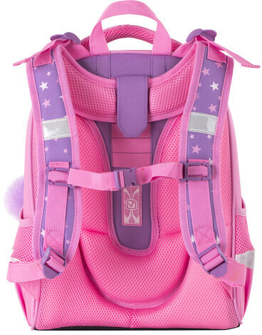 Ранец BRAUBERG PREMIUM, 2 отделения, с брелком, "Unicorn", 38х29х16 см, 229900