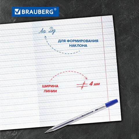Тетради 12 л. КОМПЛЕКТ 20 шт. BRAUBERG "ВЕЛИКИЕ ИМЕНА ТОЛСТОЙ Л.Н.", частая косая, бумага 80 г/м2, 880021