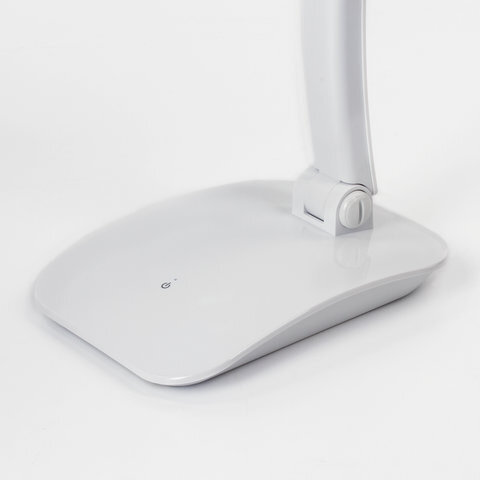 Настольная лампа-светильник SONNEN PH-307, на подставке, светодиодная, 9 Вт, пластик, белый, 236683