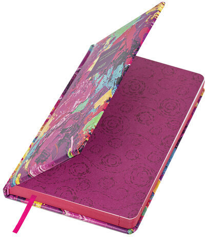 Ежедневник датированный 2023 А5 138x213 мм BRAUBERG "Vista", под кожу, "Colorful", 114132