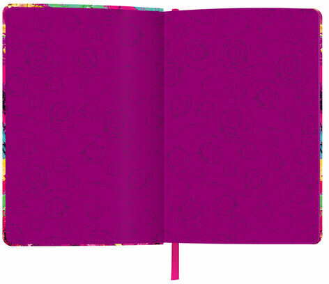 Ежедневник датированный 2023 А5 138x213 мм BRAUBERG "Vista", под кожу, "Colorful", 114132