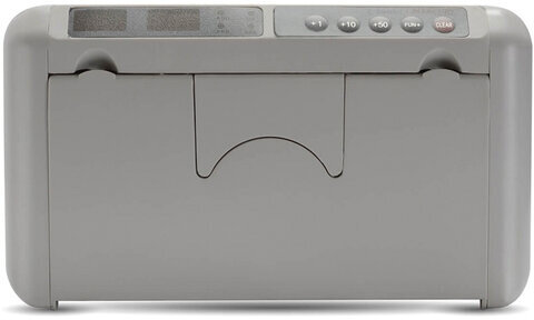 Счетчик банкнот MERTECH C-50 MINI, 800 банкнот/мин., УФ детекция, фасовка, АКБ, серый, 5519