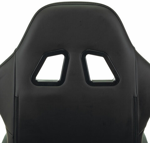 Кресло компьютерное BRABIX "Striker GM-121", синхромеханизм, 2 подушки, экокожа/велюр, черное/серое, 532961