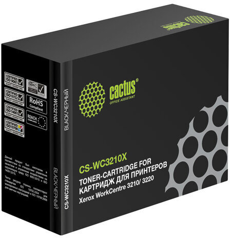 Картридж лазерный CACTUS (CS-WC3210X) для XEROX WC3210/3220, ресурс 4100 стр.
