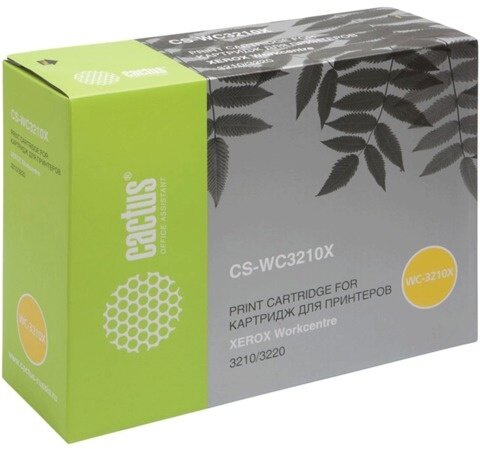 Картридж лазерный CACTUS (CS-WC3210X) для XEROX WC3210/3220, ресурс 4100 стр.