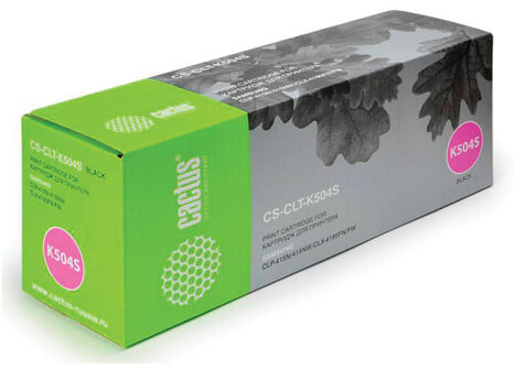 Картридж лазерный CACTUS (CS-CLT-K504S) для SAMSUNG CLX-4195FN/CLP-415N, черный, ресурс 2500 стр.