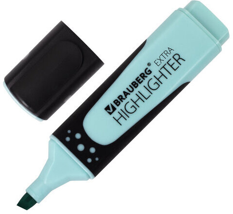 Набор текстовыделителей 12 ЦВЕТОВ на подставке, BRAUBERG "EXTRA", прорезиненный корпус, линия 1-5 мм, 151758