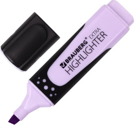 Набор текстовыделителей 12 ЦВЕТОВ на подставке, BRAUBERG "EXTRA", прорезиненный корпус, линия 1-5 мм, 151758